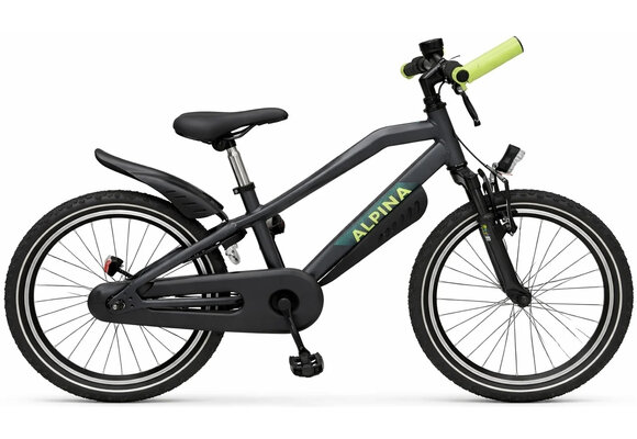 Alpina Trail jongensfiets 20 inch Black Matte