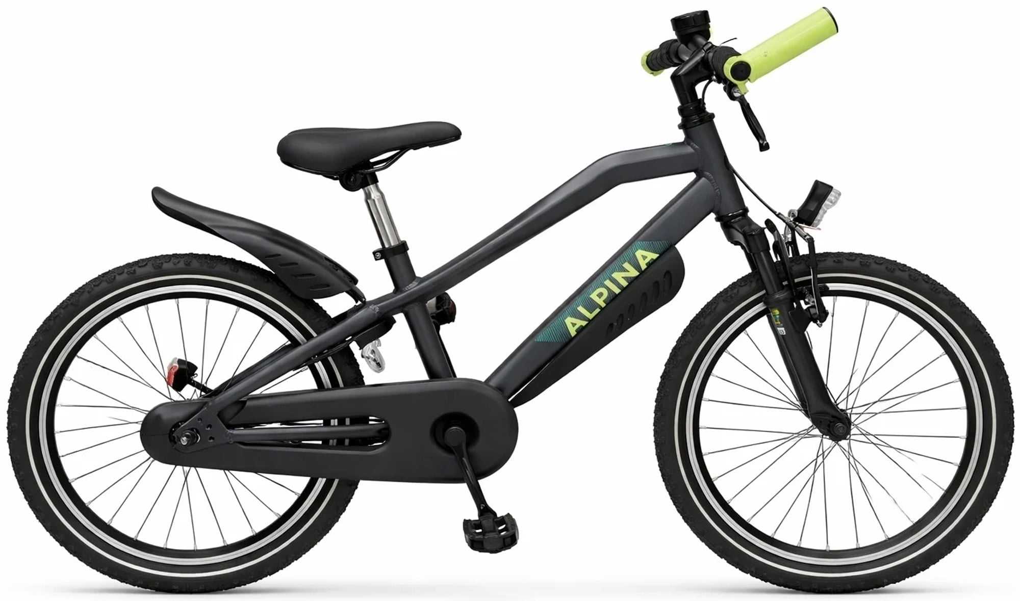 Alpina Trail jongensfiets 20 inch Black Matte