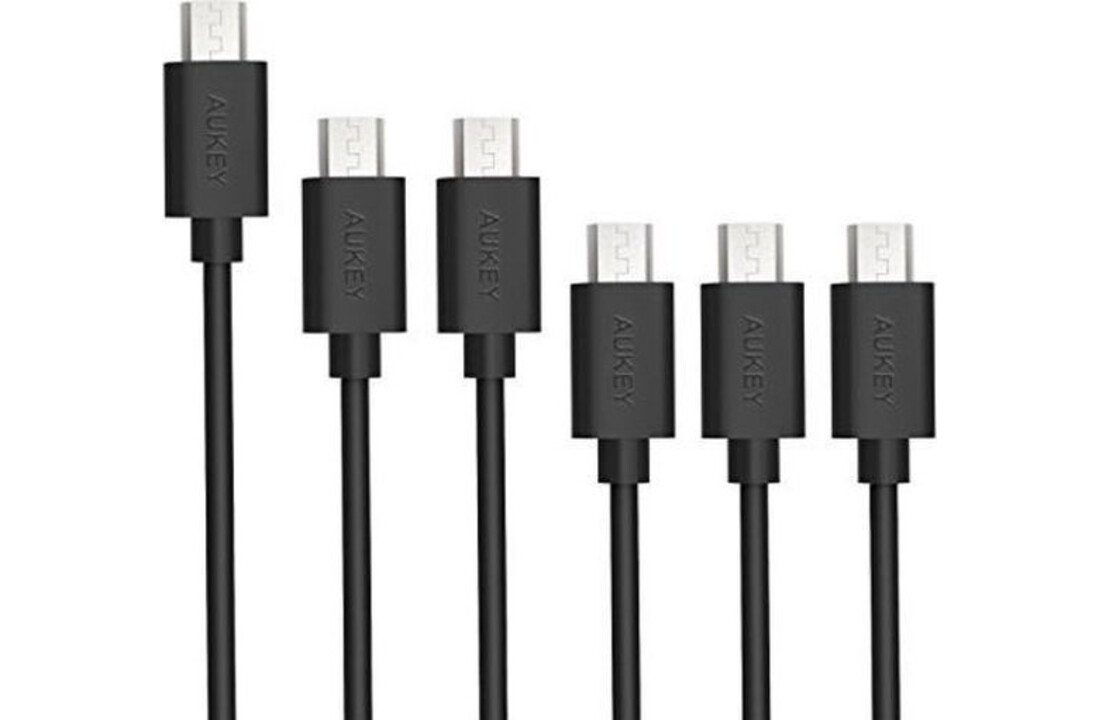 AUKEY 6-Pack Micro USB kabels