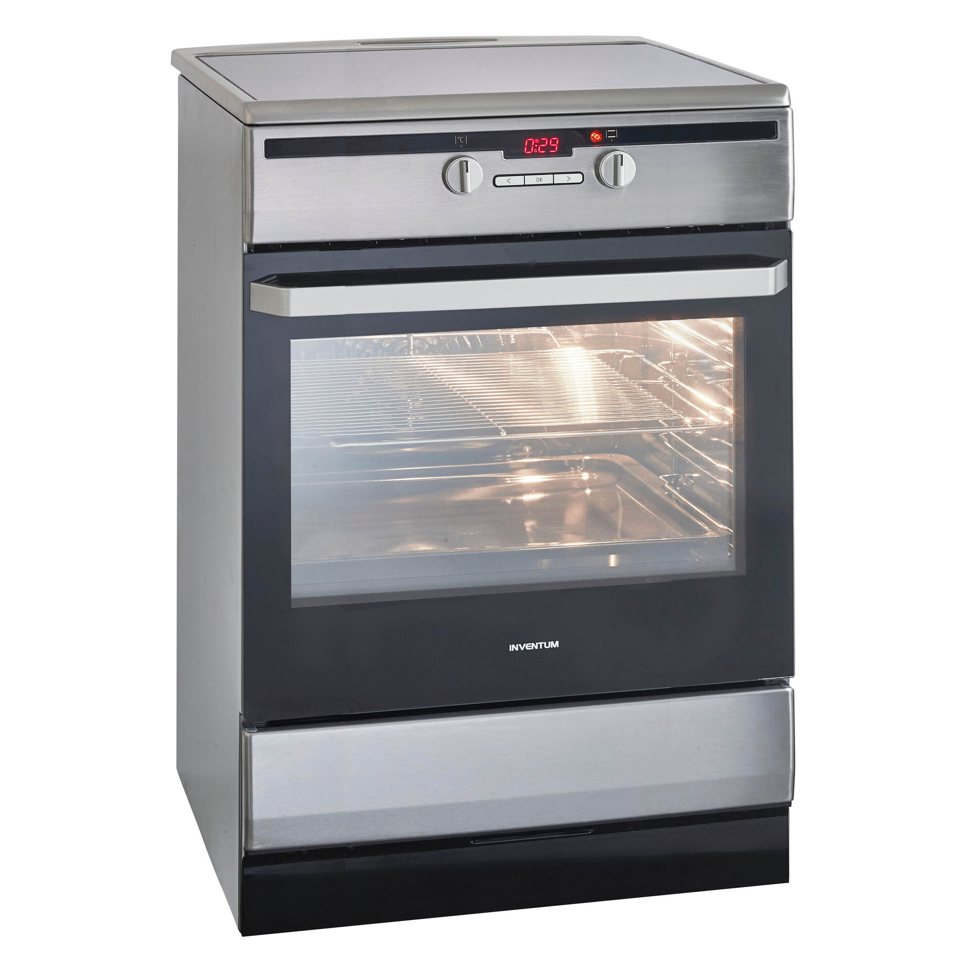 Inventum VFI6042RVS  - Inductiefornuis