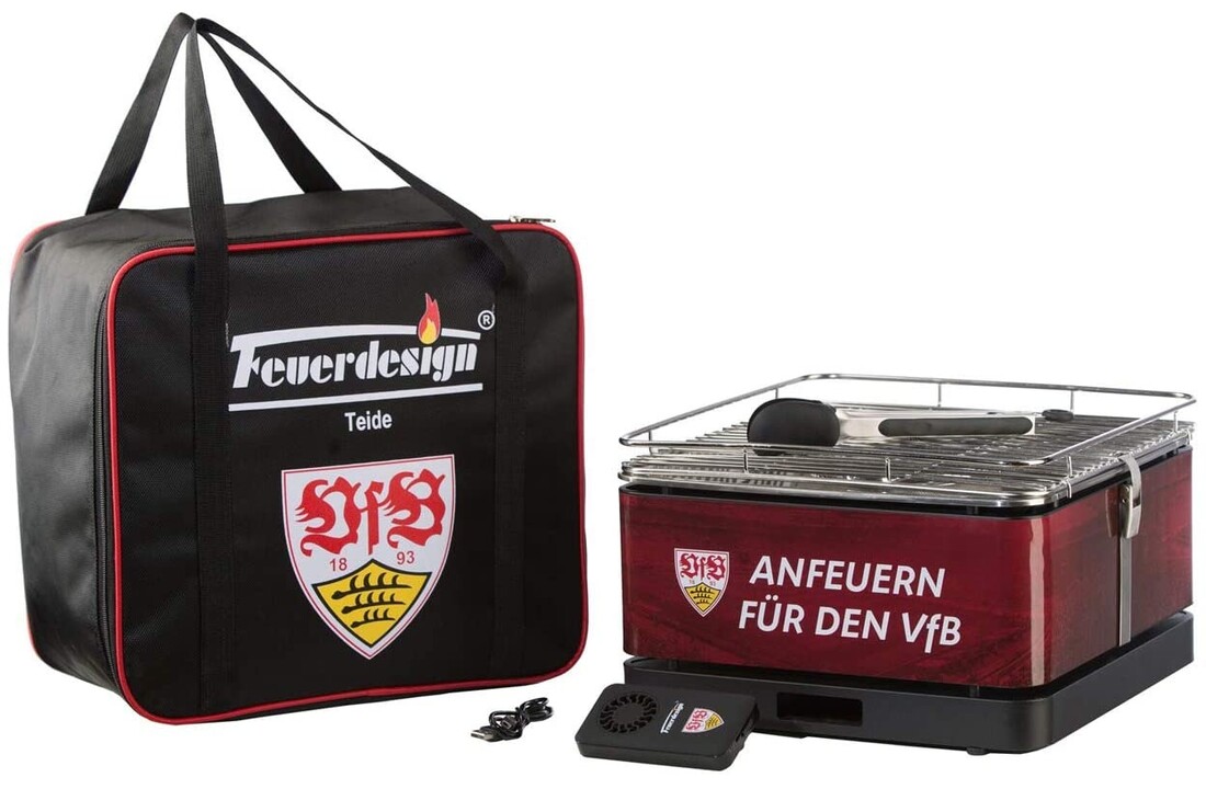 Feuerdesign Teide VfB Stuttgart - Tafelbarbecue