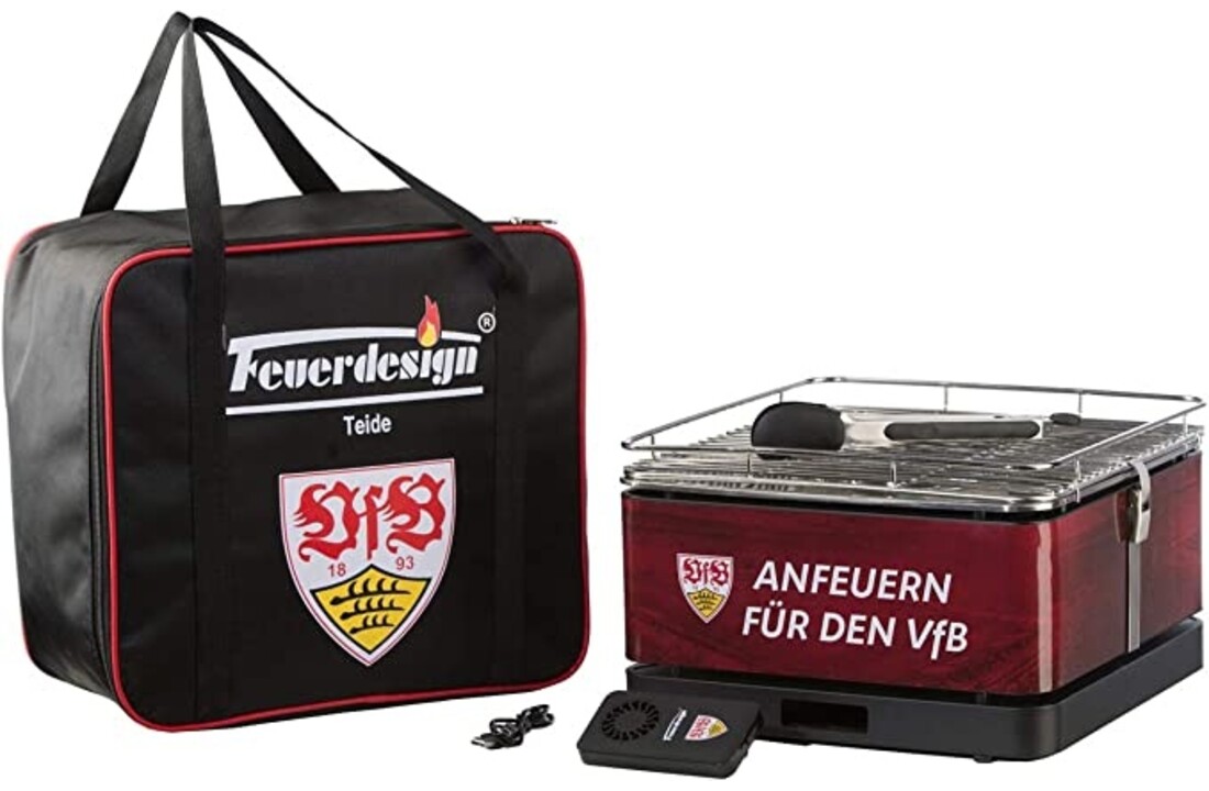 Feuerdesign Teide VfB Stuttgart - Tafelbarbecue