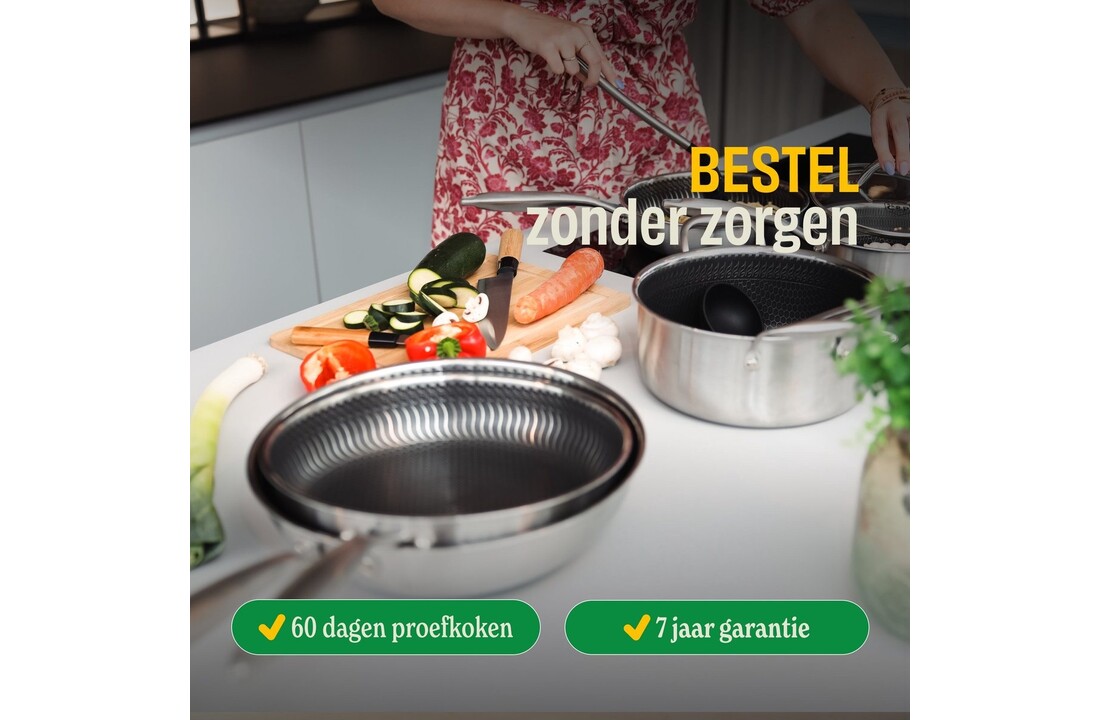 Cook & Pan Honey Koekenpannenset 3-delig