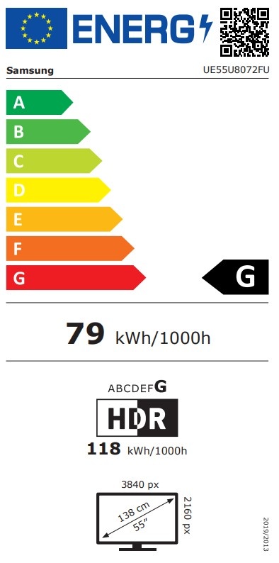 Samsung 4K Crystal UHD 55U8072F (2025) - LED TV