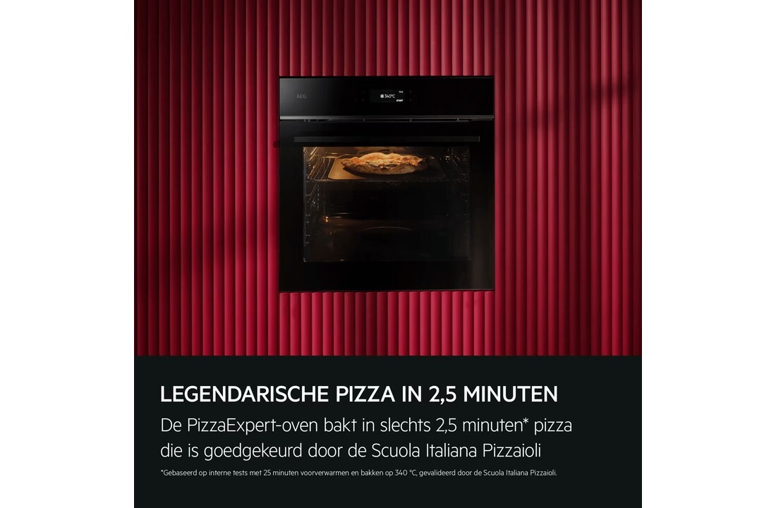 AEG TX7PB62FSB 7000 PizzaExpert - Inbouw oven.