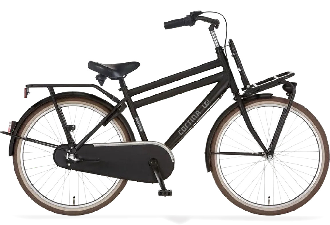 Cortina U4 Mini M24 RN3 jongensfiets -Jet Black Matte