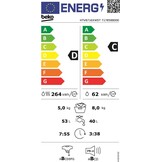 Beko HTV8716XWST - Was-droogcombinatie