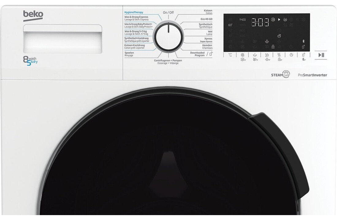 Beko HTV8716XWST - Was-droogcombinatie