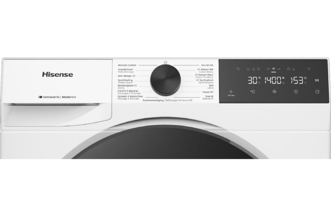 Hisense WF3E8063BWF - Wasmachine