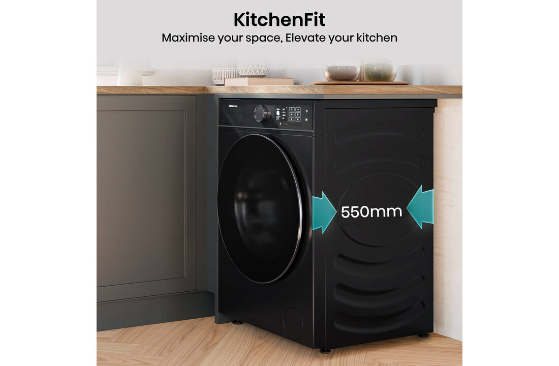 Hisense WF5I1045BBQ - Wasmachine
