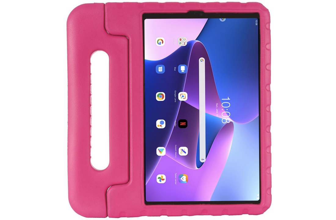 Just in Case Lenovo Tab M10+ Gen 3 Kids Case Roze - Tablethoes