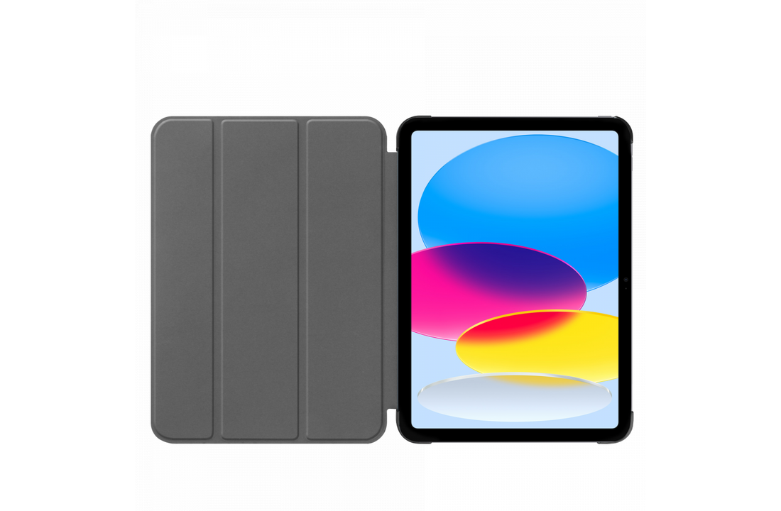 Just in Case Smart Tri-Fold Case - Apple iPad 2022 - Zwart - Tablethoes