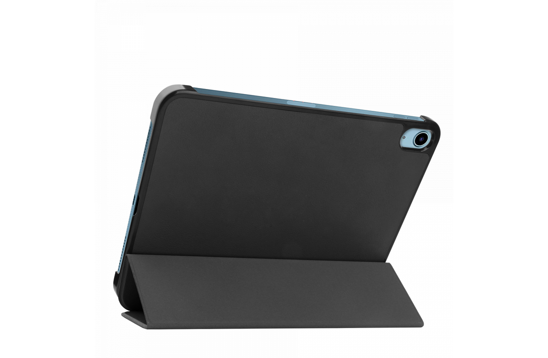 Just in Case Smart Tri-Fold Case - Apple iPad 2022 - Zwart - Tablethoes