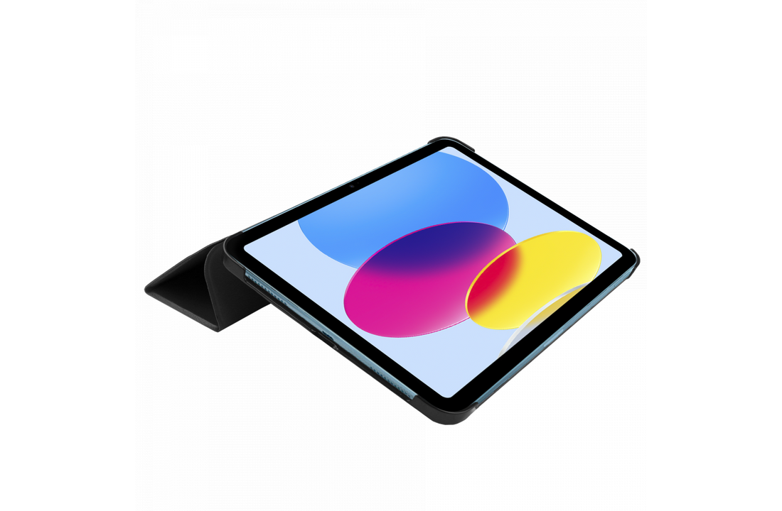 Just in Case Smart Tri-Fold Case - Apple iPad 2022 - Zwart - Tablethoes