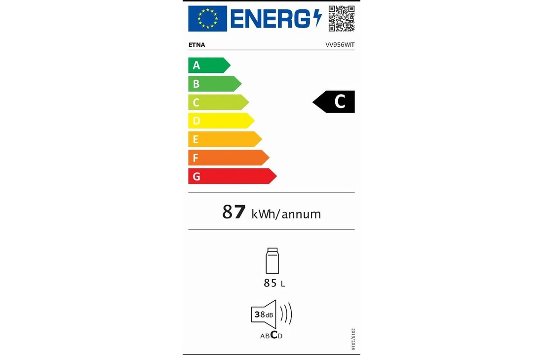 ETNA VV956WIT - Tafelmodel vriezer C-label.