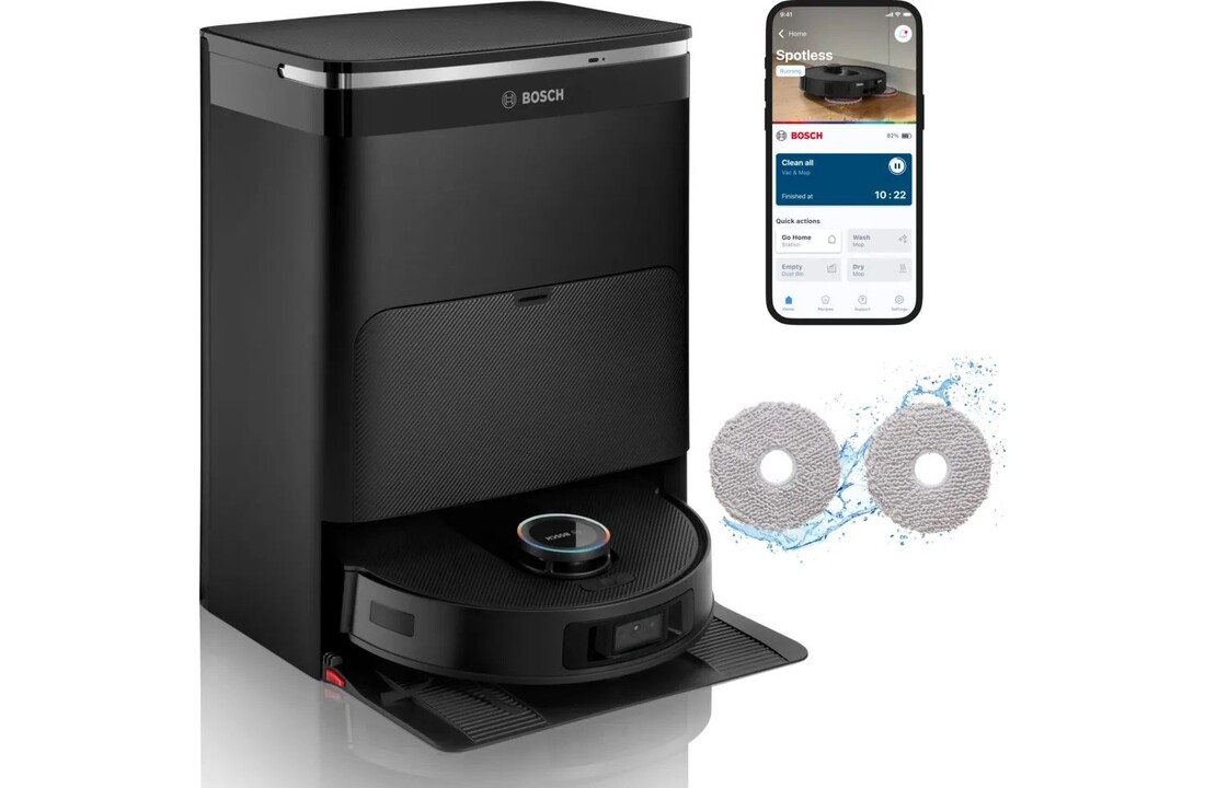 Bosch Spotless Max Cam BCRDW3BX - Robotstofzuiger.