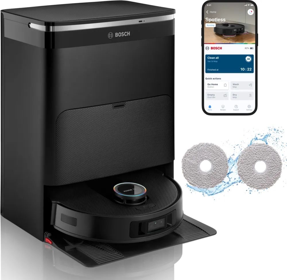 Bosch Spotless Max Cam BCRDW3BX - Robotstofzuiger.