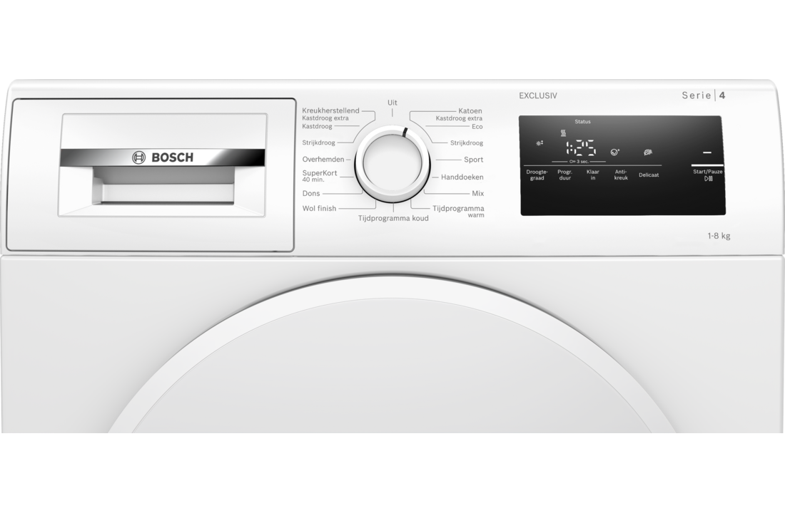 Bosch WTH8300MNL Serie 4 EXCLUSIV - Warmtepompdroger
