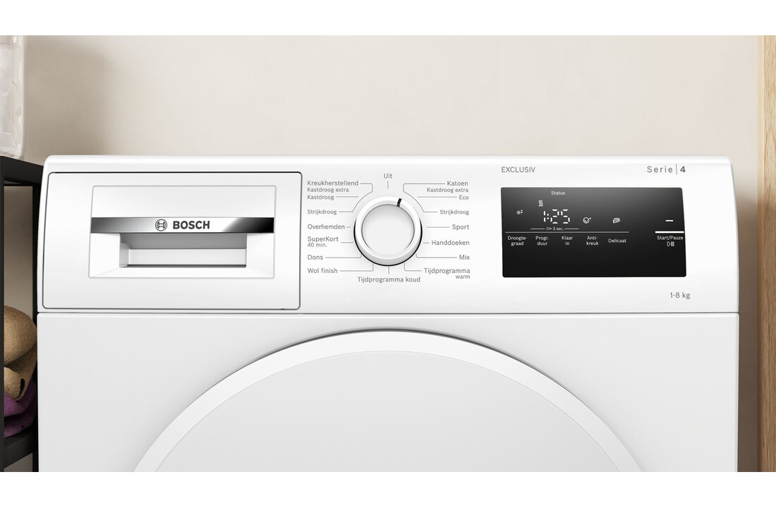 Bosch WTH8300MNL Serie 4 EXCLUSIV - Warmtepompdroger