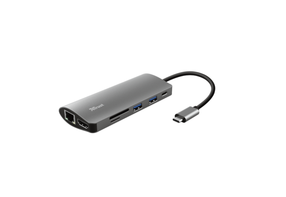 Trust Dalyx 7-in-1 USB-C-adapter - Adapter