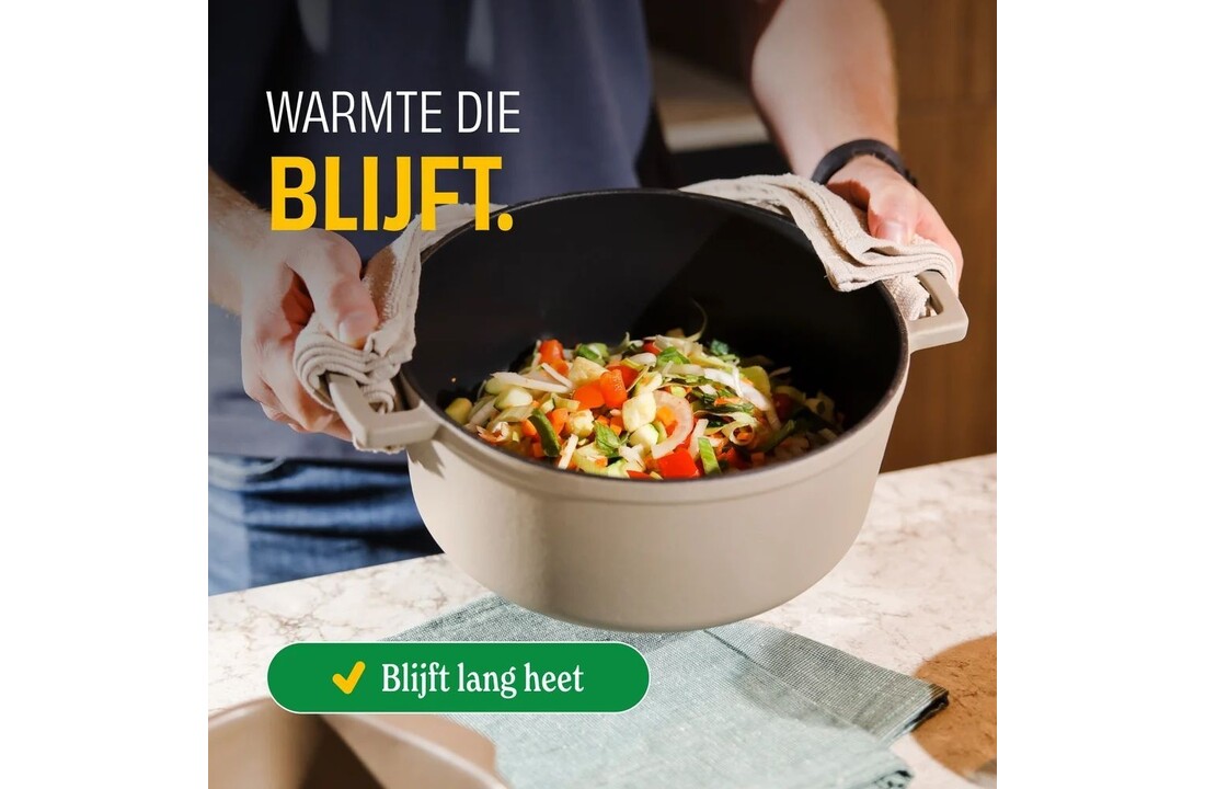 Cook & Pan Taupe of Mind Gietijzeren braadpan 28 cm