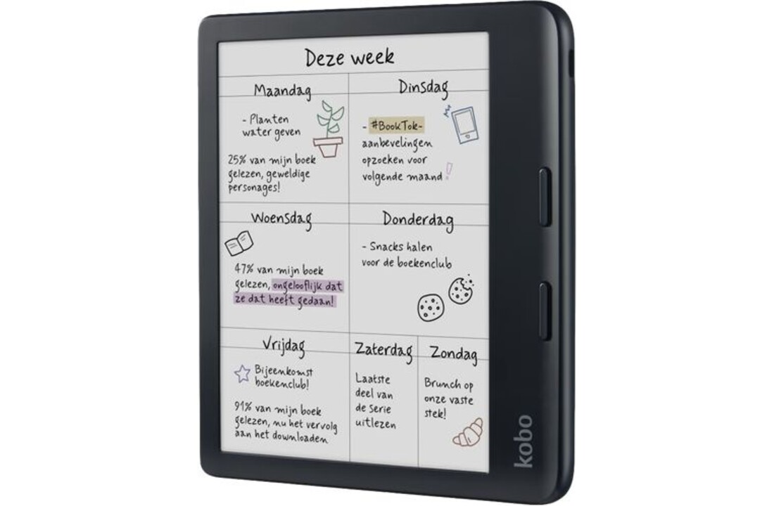 Kobo Libra Colour Zwart - E-reader