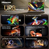Hisense 55UR8S - Mini-LED TV