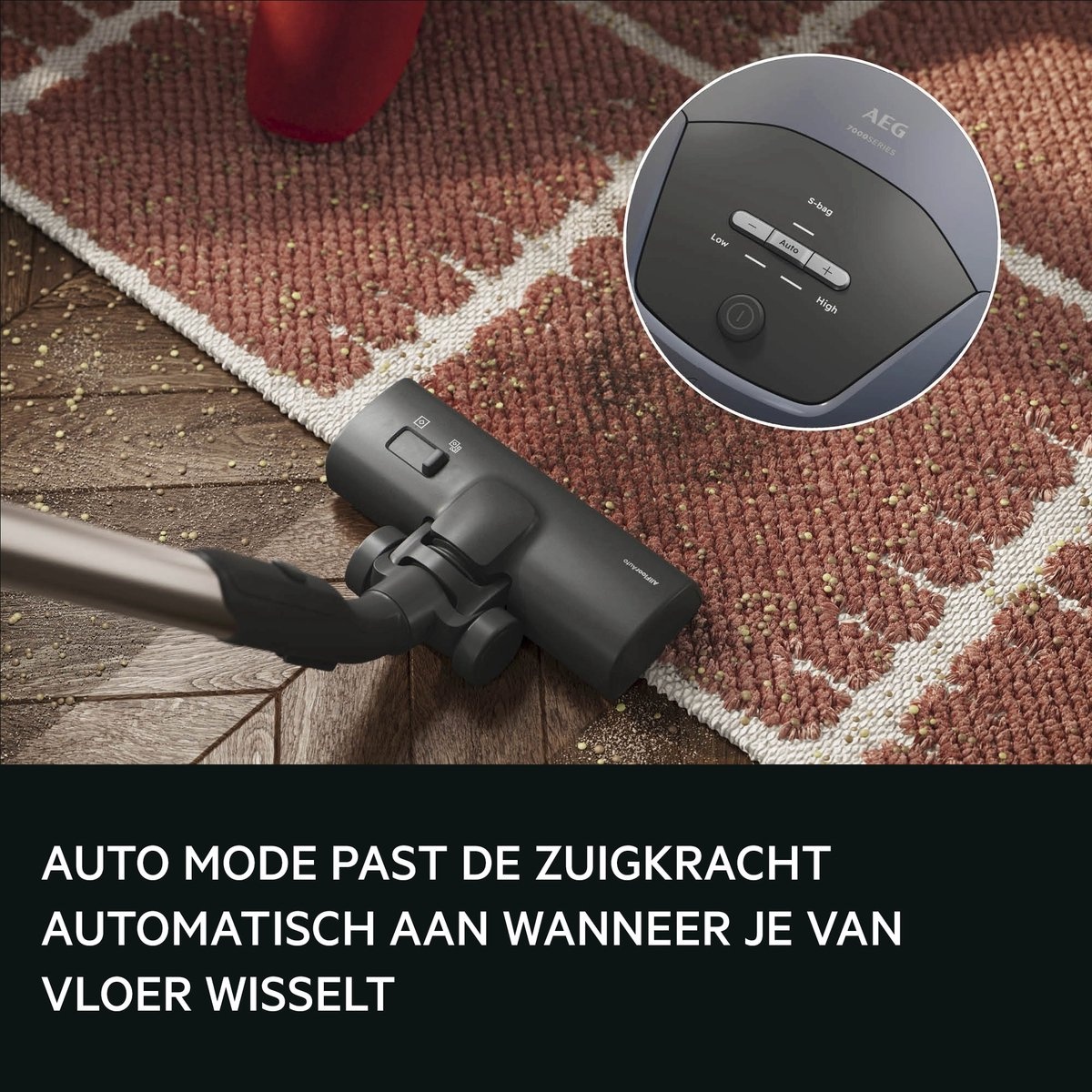 AEG AB71U1LDB 7000 - Stofzuiger met zak
