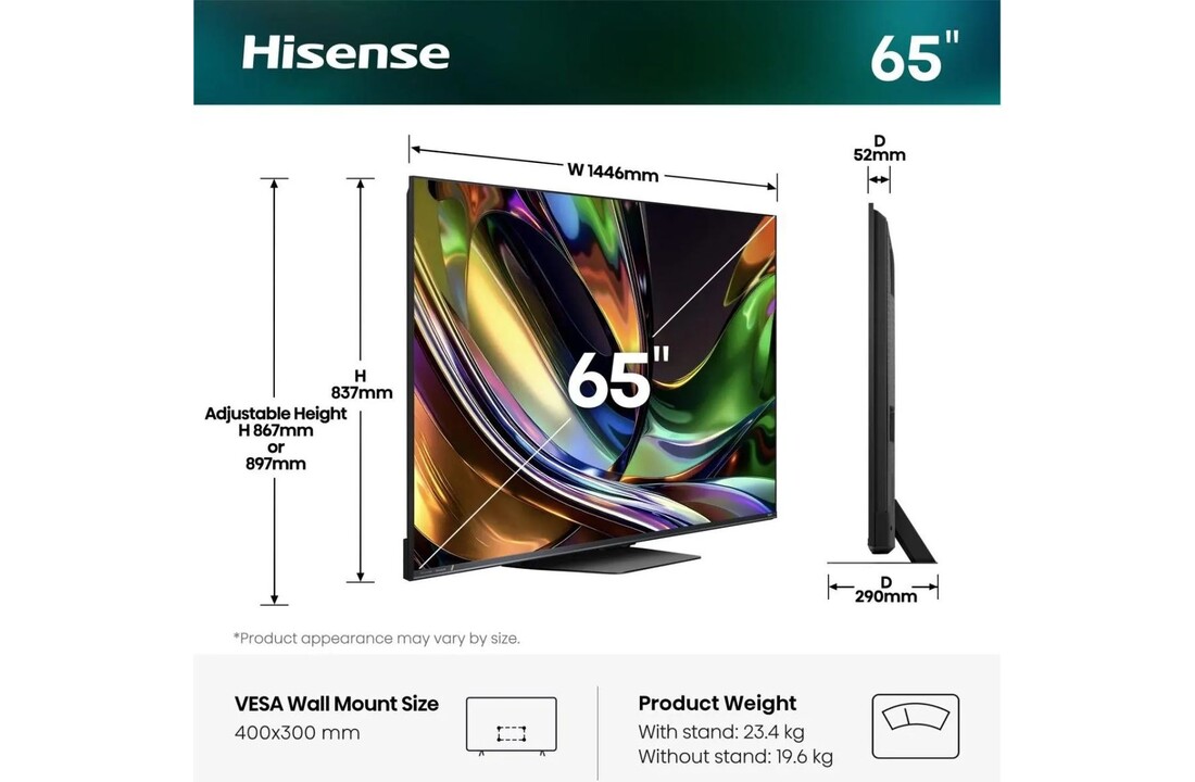 Hisense 65UR8S - Mini-LED TV