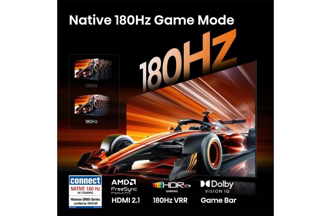 Hisense 65UR8S - Mini-LED TV