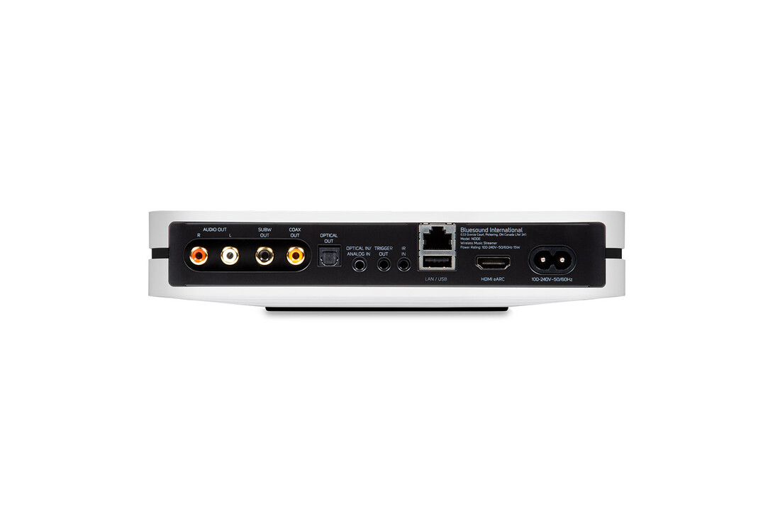 Bluesound Node N130 Wit - Audiostreamer