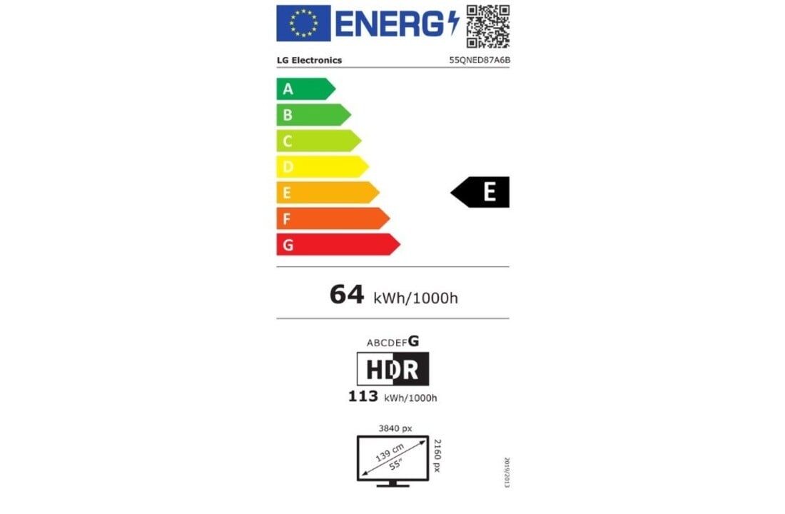 LG 55QNED87A6B (2025) - QNED TV