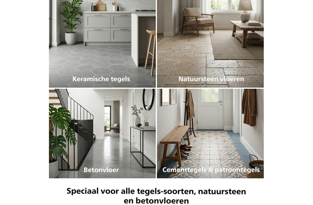 Philips OneUp XV1883/10 Vervangbare dweildoek (voor tegels)