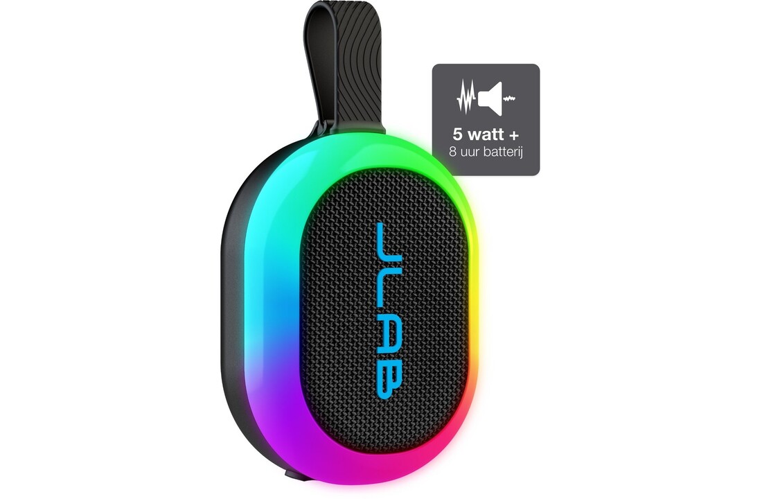 JLab Pop Party Zwart - Draadloze speaker