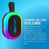 JLab Pop Party Zwart - Draadloze speaker