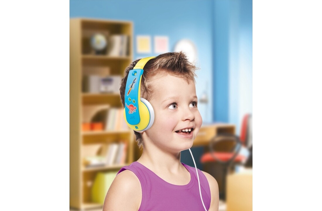 JVC HA-KD7-Y Geel - Kinder koptelefoon
