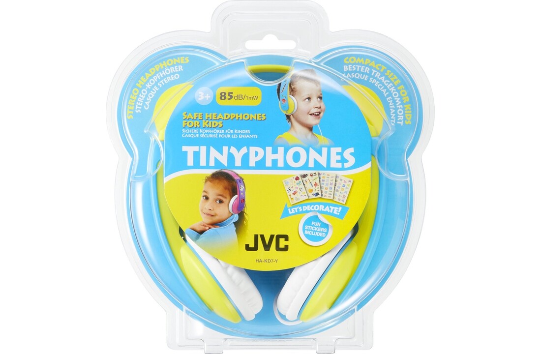 JVC HA-KD7-Y Geel - Kinder koptelefoon