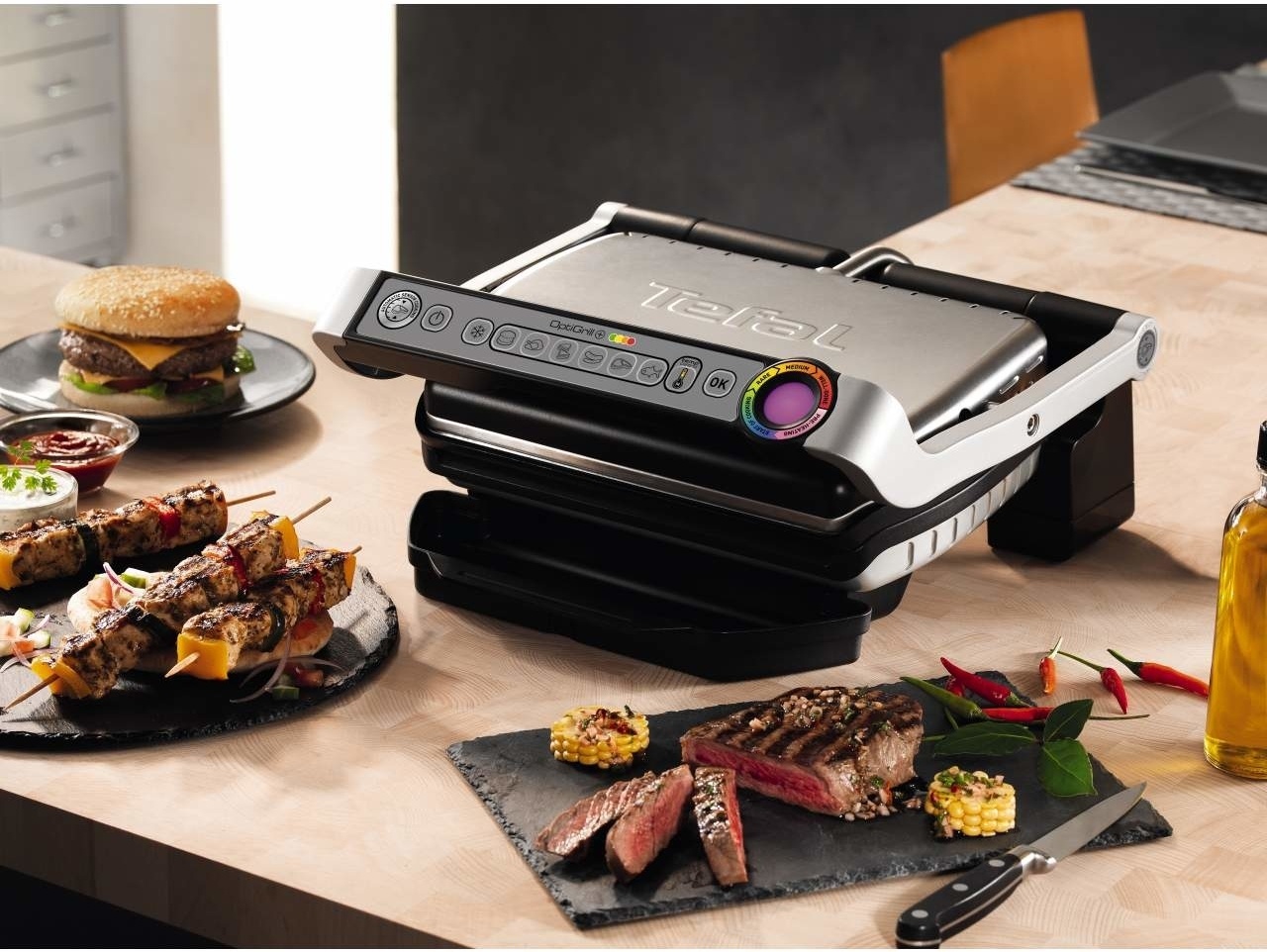 Tefal OptiGrill+ GC712D - Contactgrill