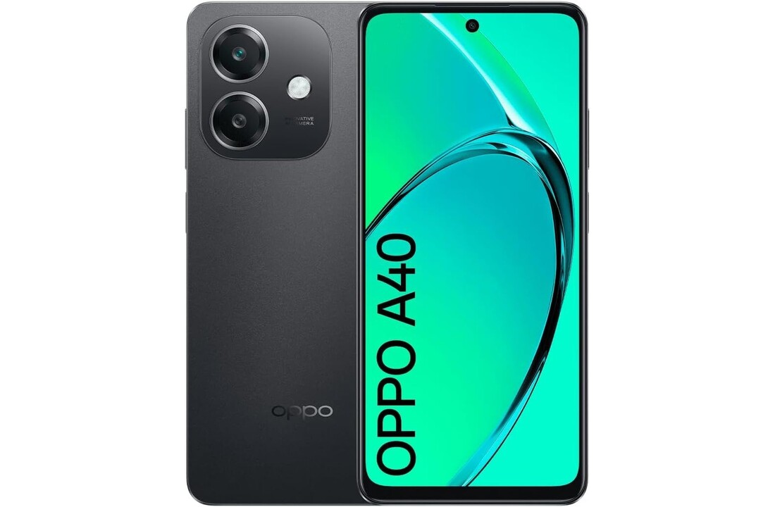 OPPO A40 128GB Sparkle Black - Mobiele telefoon