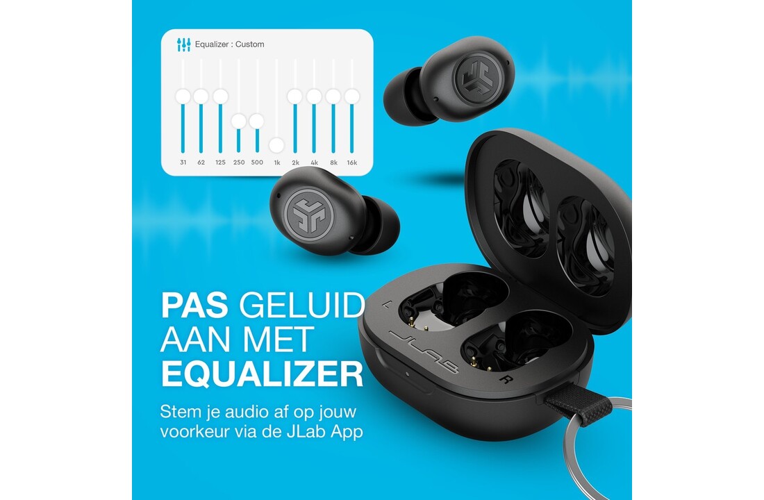 JLab JBuds Mini Zwart - Draadloze oordopjes