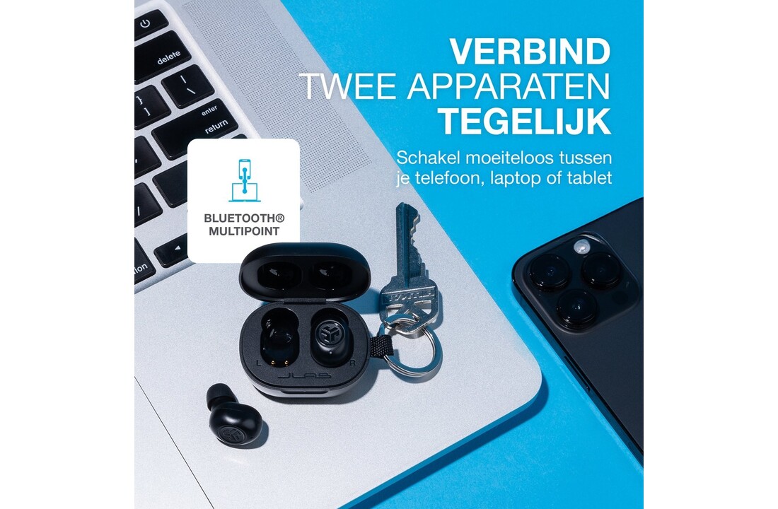 JLab JBuds Mini Zwart - Draadloze oordopjes