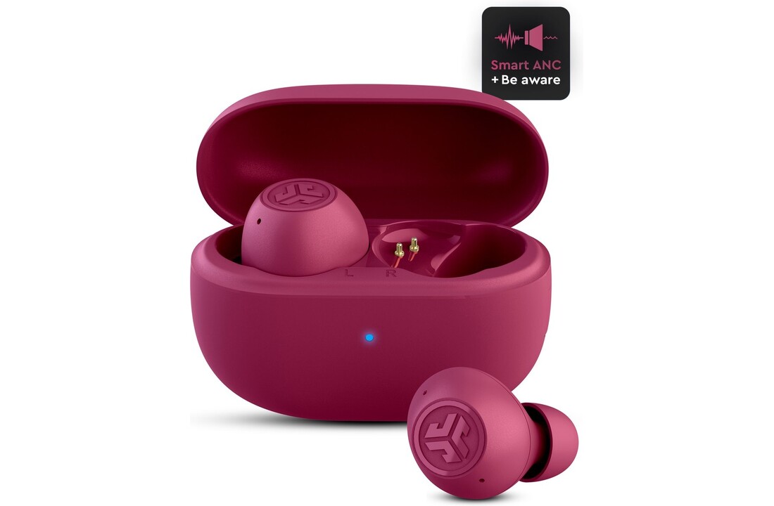 JLab Go Pop ANC TWS Fuschia - Draadloze oordopjes