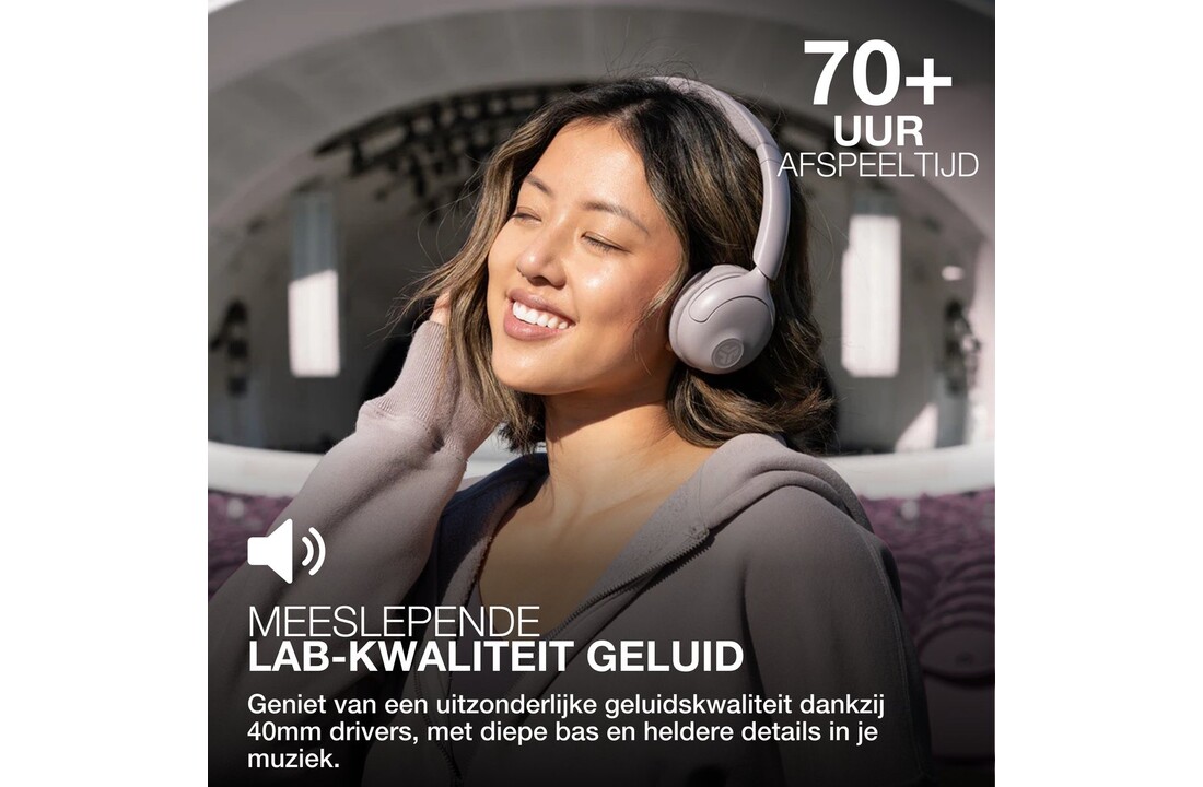JLab Go Lux ANC Paars - Draadloze koptelefoon