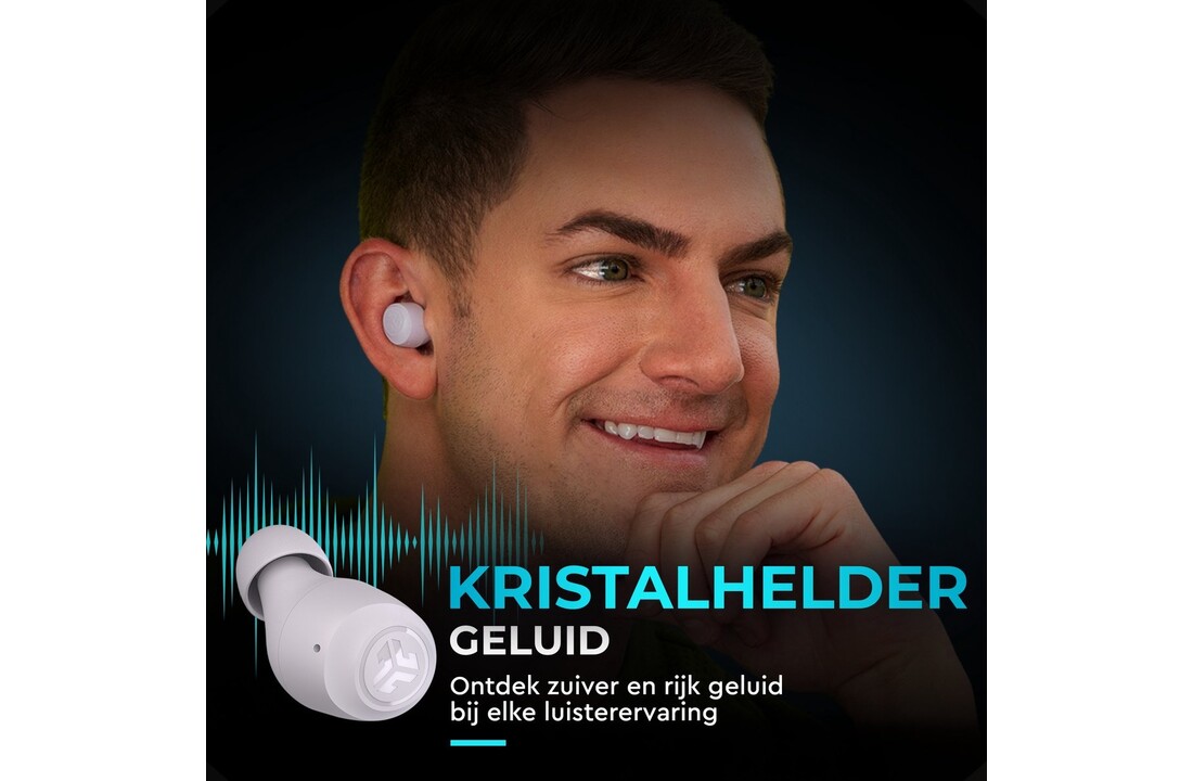 JLab Go Air Pop True Wireless Paars - Draadloze oordopjes