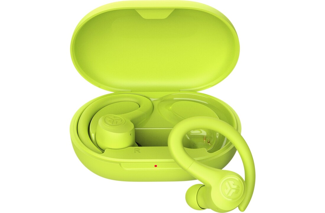 JLab Go Air Sport True Wireless Neon Geel - Sportoordopjes