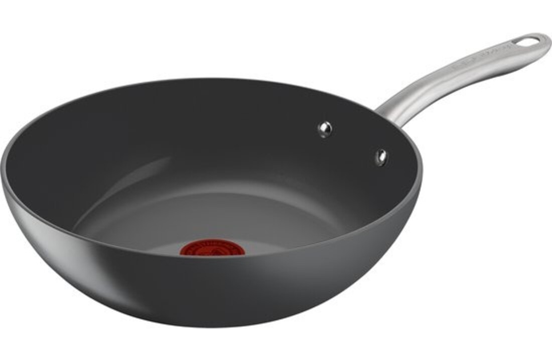 Tefal Renew+ Wokpan 28cm Zwart