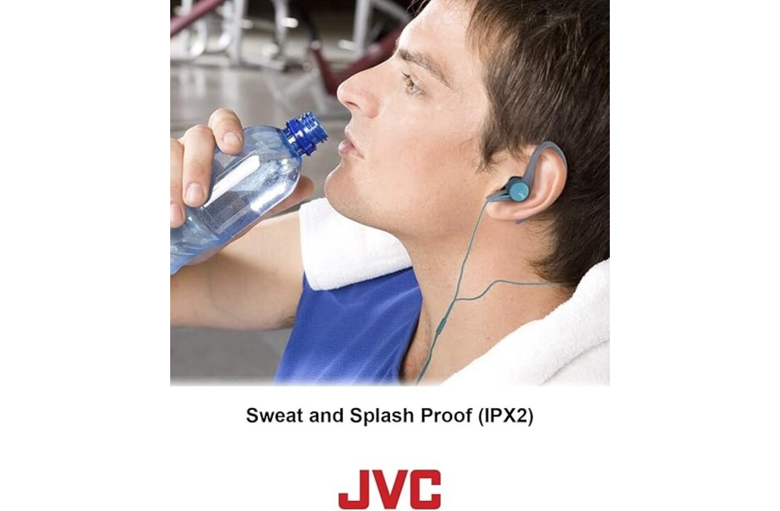 JVC HA-ECX20 Zwart - Sportoordopjes