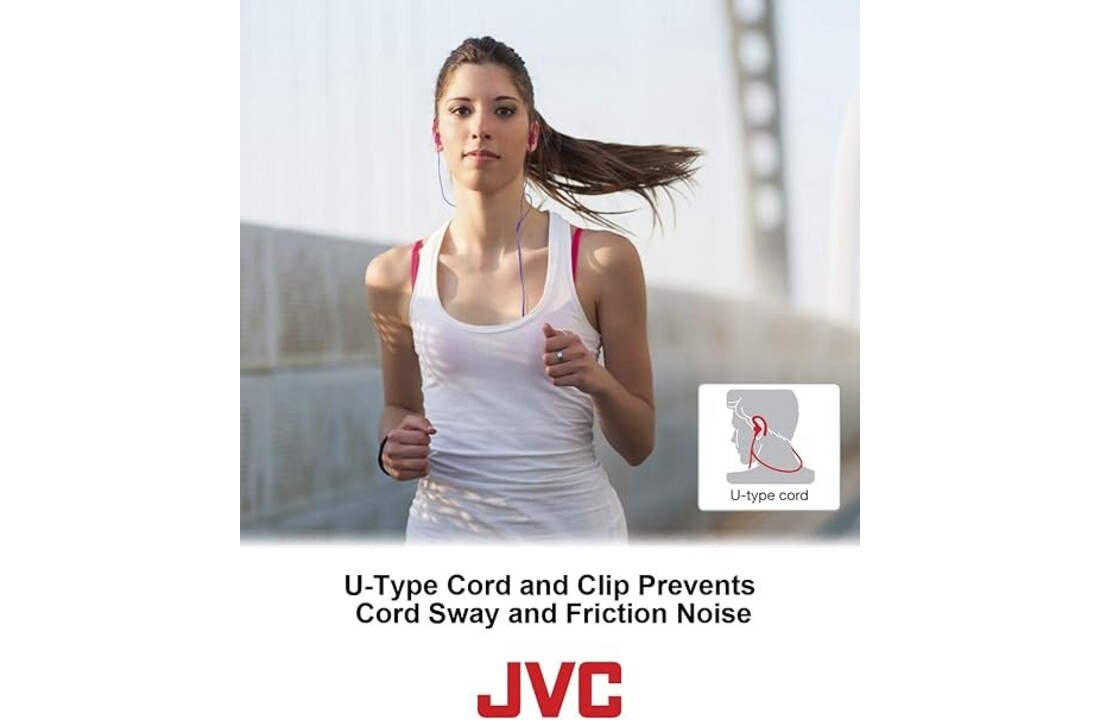 JVC HA-ECX20 Zwart - Sportoordopjes