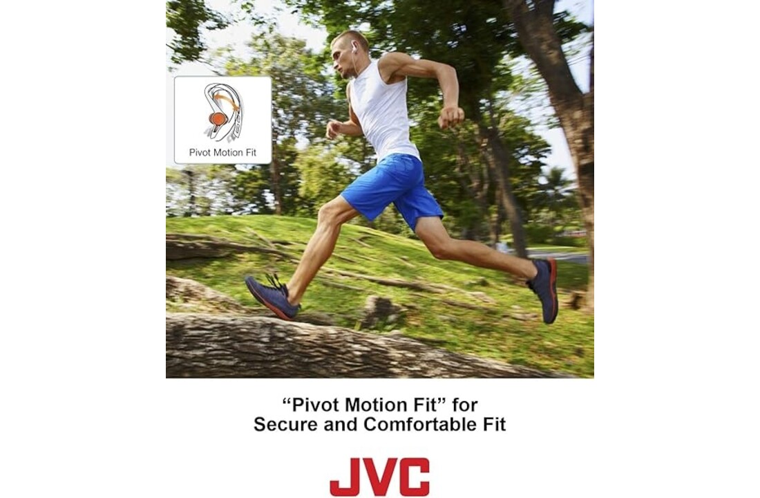 JVC HA-ECX20 Zwart - Sportoordopjes