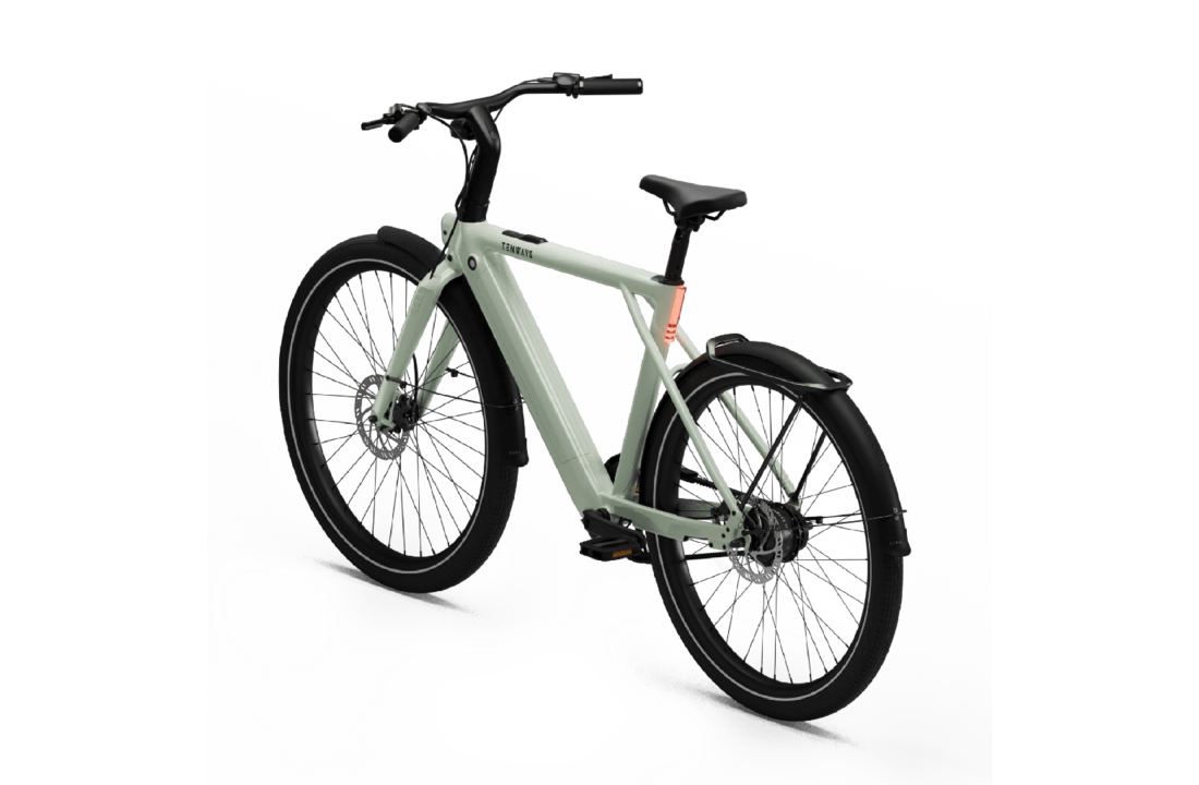 Tenways CGO009 Special Edition E-bike - 374 Wh Heren - Sage Green
